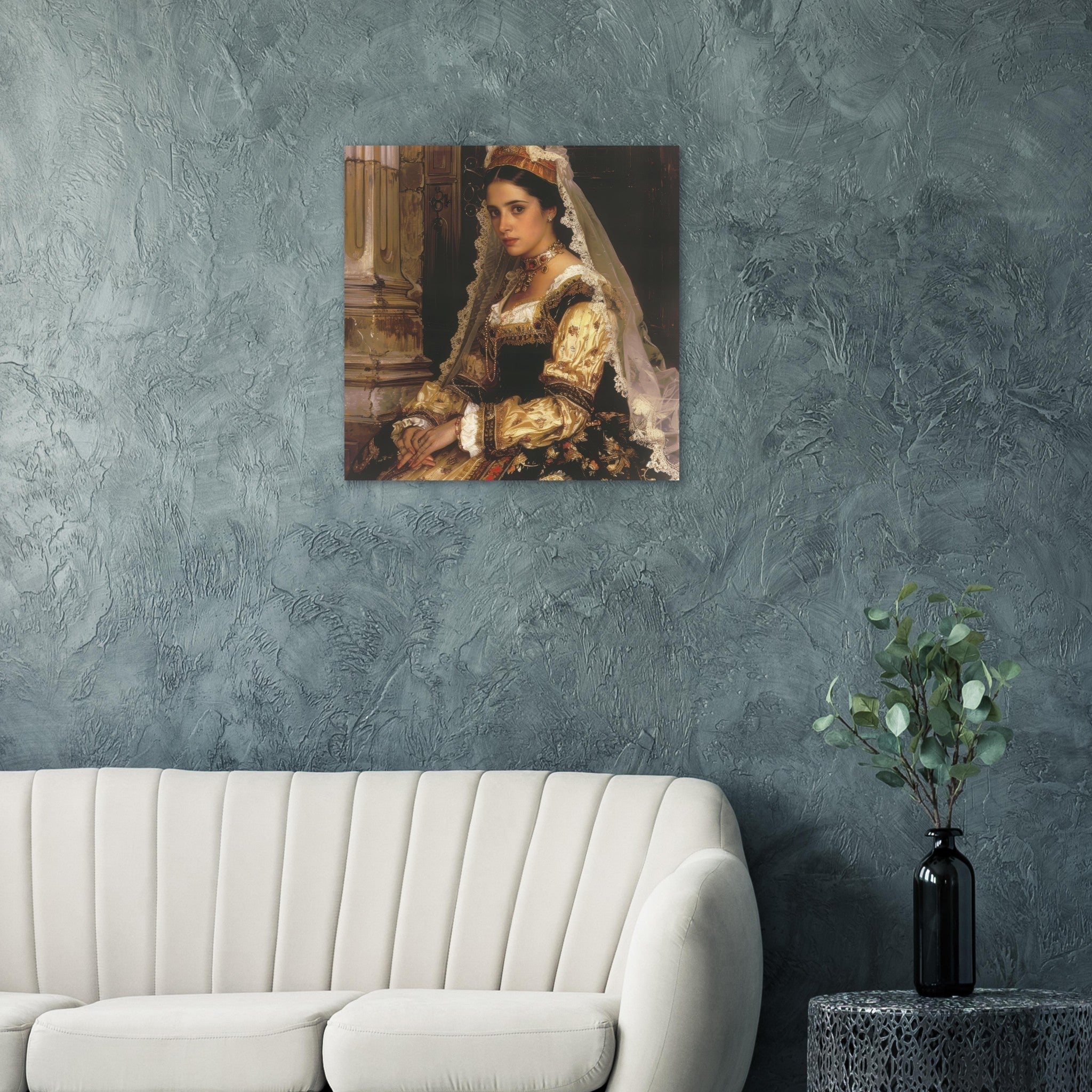Fine Art Poster Square - Romanticism art style culture of Spain 2 - Ai Art Force