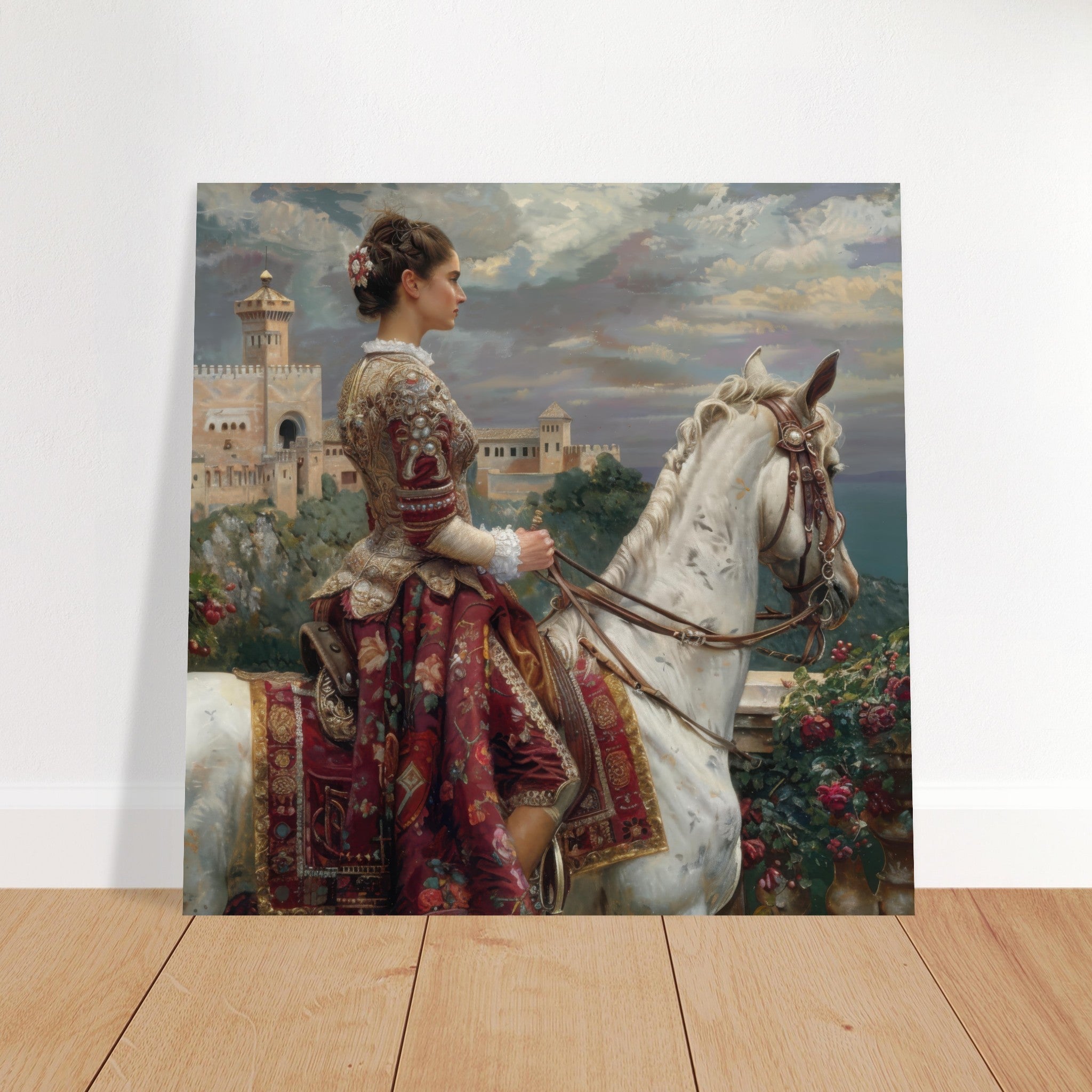 Fine Art Poster Square - Romanticism art style culture of Spain 4 - Shop Ai Art WebShop - Digital Art online Store