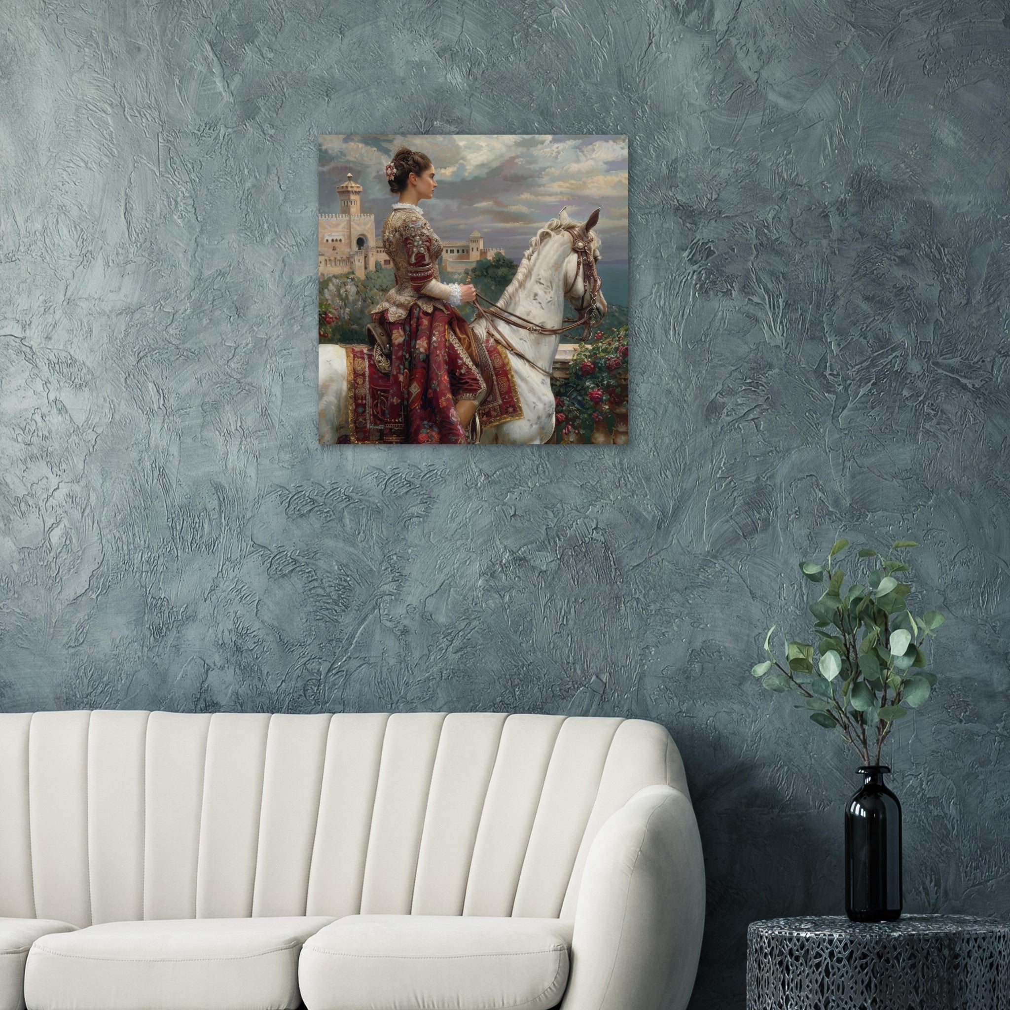 Fine Art Poster Square - Romanticism art style culture of Spain 4 - Shop Ai Art WebShop - Digital Art online Store