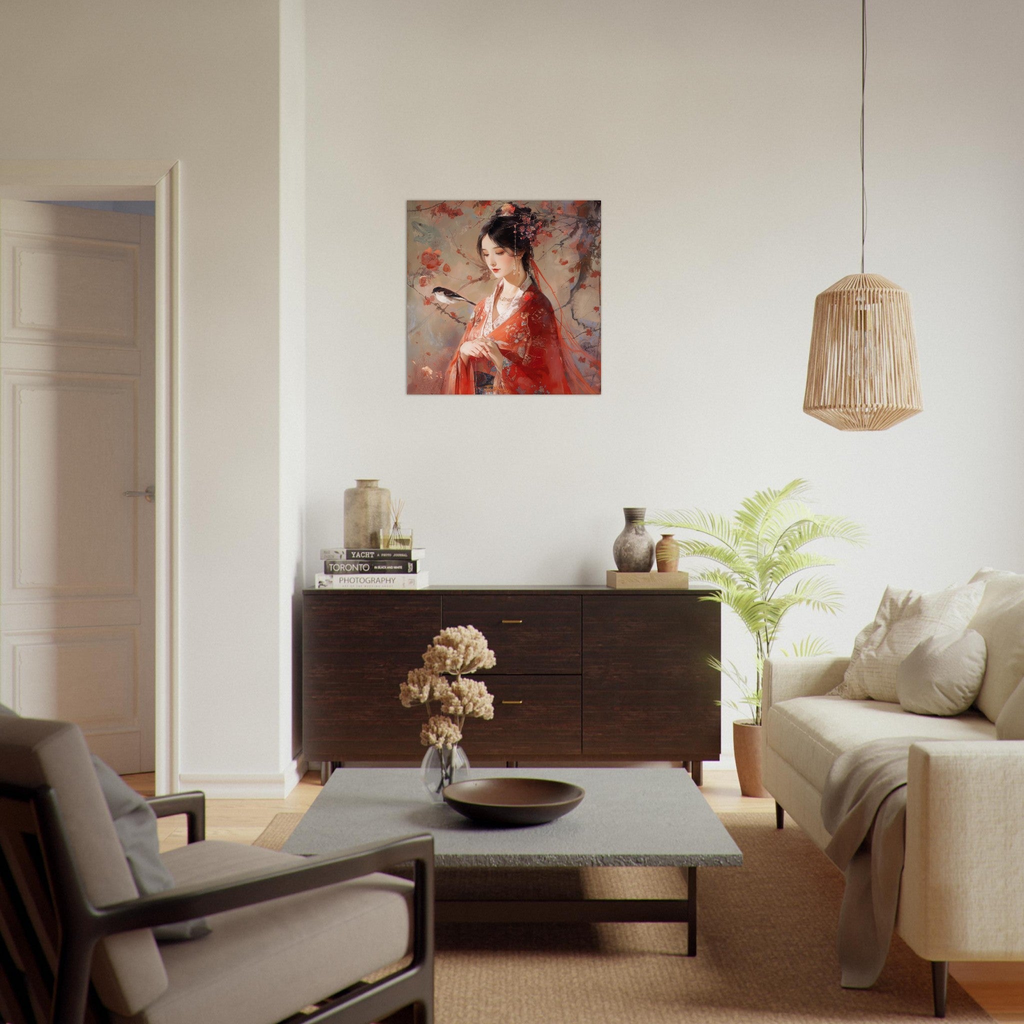 Fine Art Poster Square - Romanticism art style old culture of China 2 - Shop Ai Art WebShop - Digital Art online Store