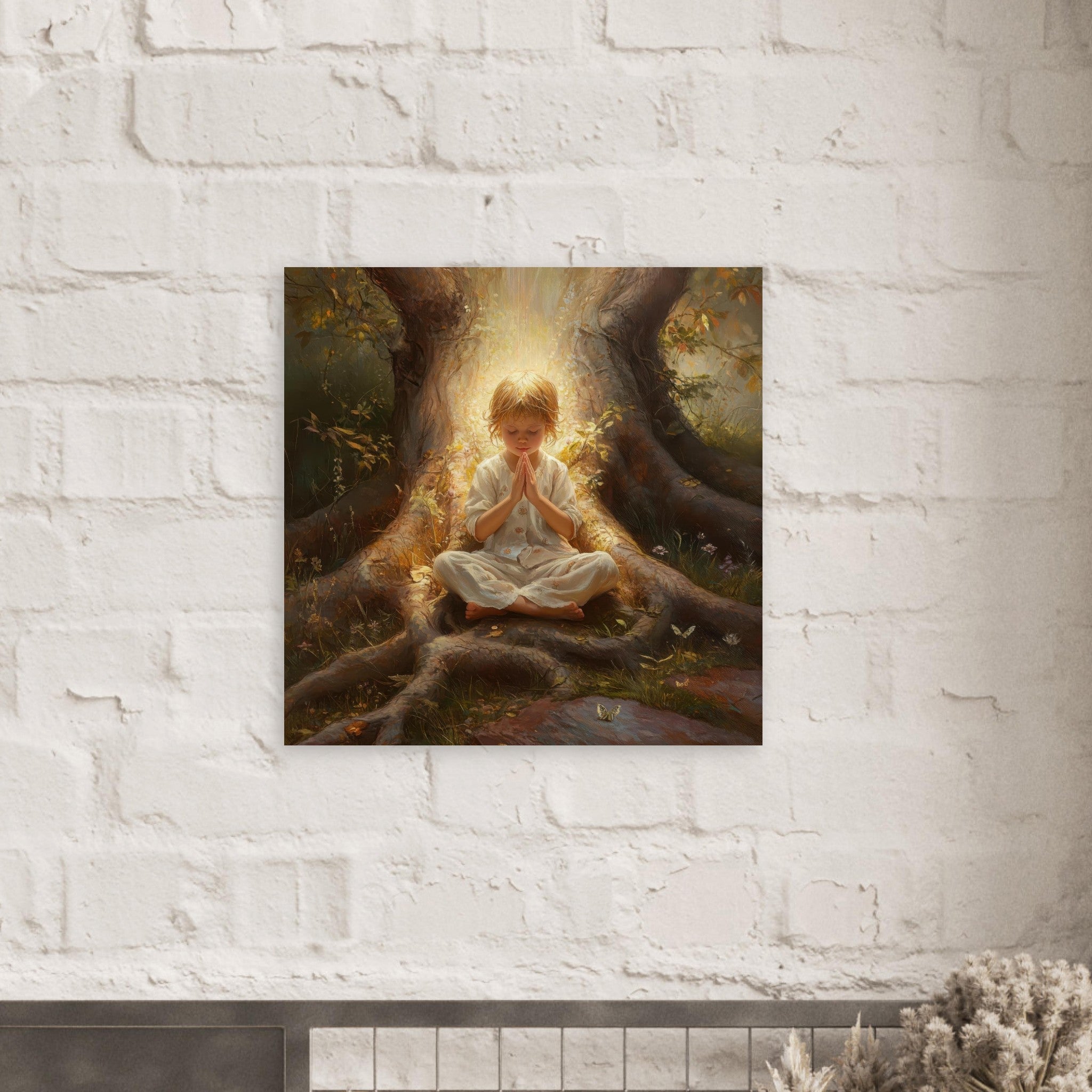 Fine Art Poster Square - Spiritual Development in Childhood 4 - Shop Ai Art WebShop - Digital Art online Store