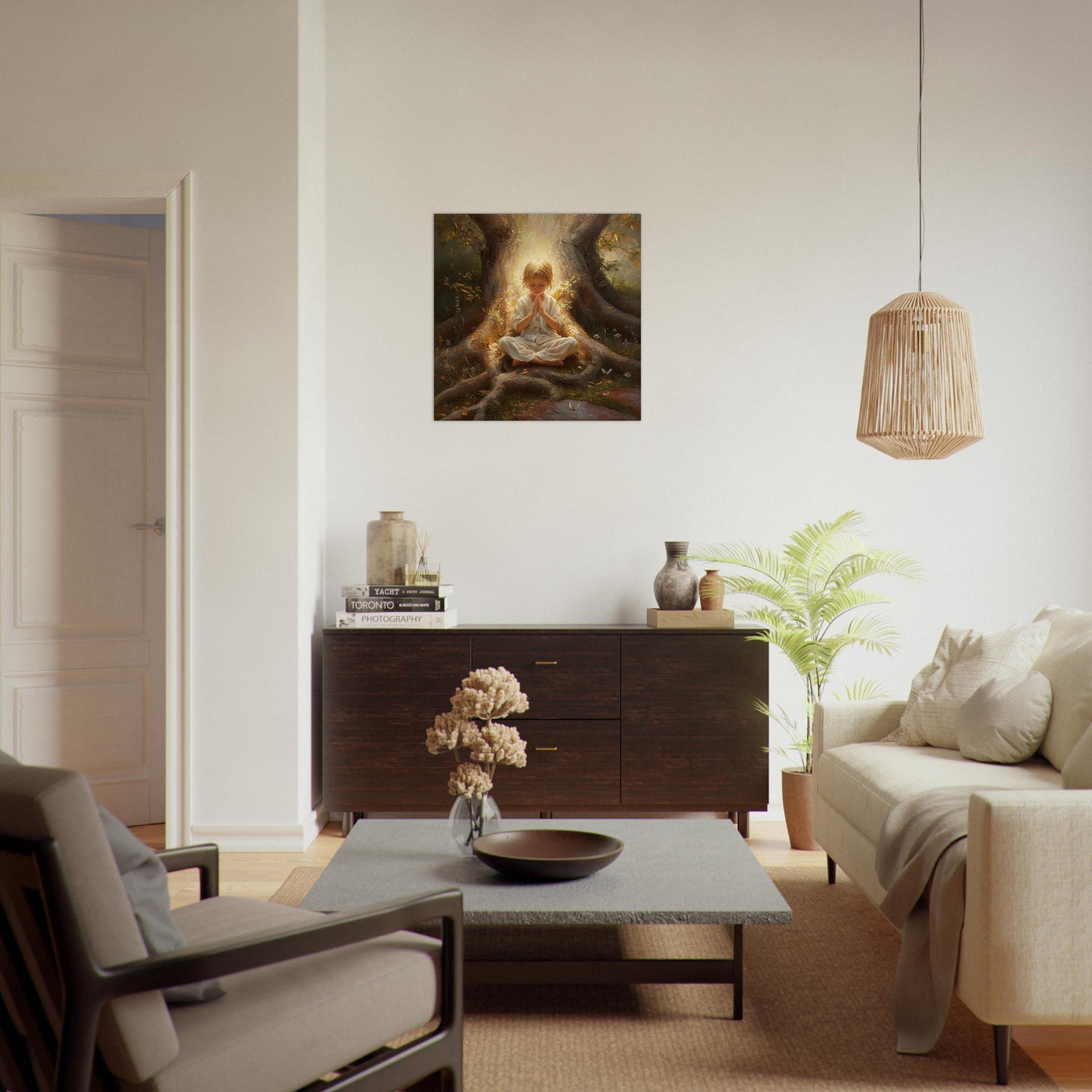 Fine Art Poster Square - Spiritual Development in Childhood 4 - Shop Ai Art WebShop - Digital Art online Store
