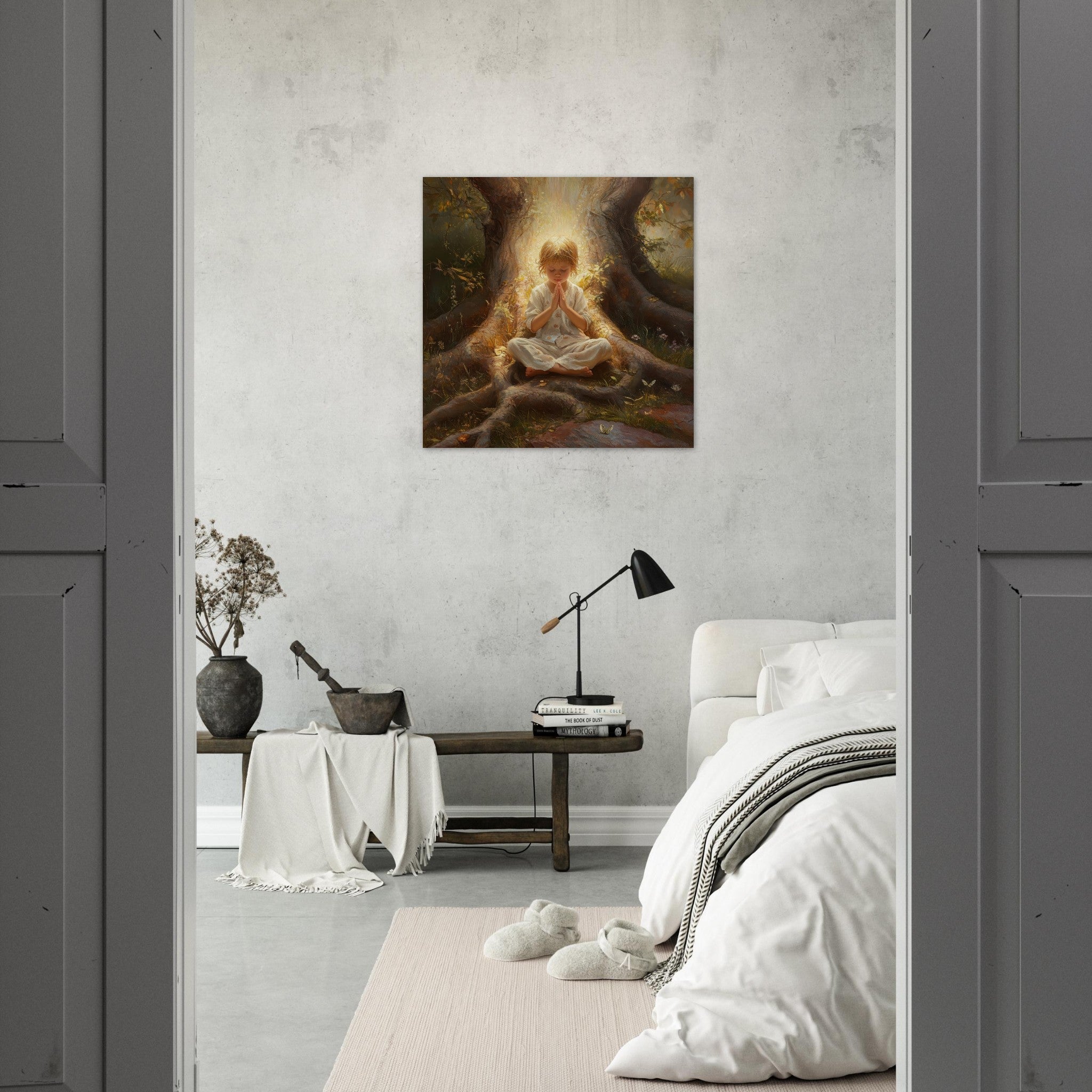 Fine Art Poster Square - Spiritual Development in Childhood 4 - Shop Ai Art WebShop - Digital Art online Store