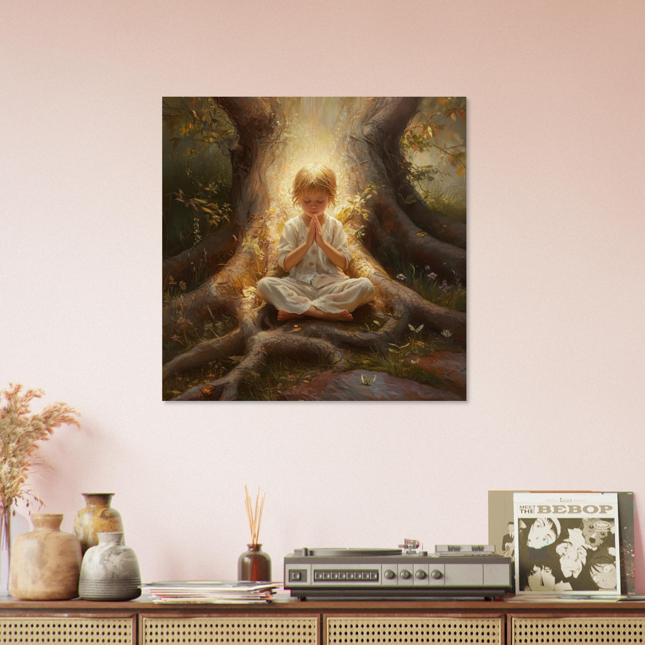 Fine Art Poster Square - Spiritual Development in Childhood 4 - Shop Ai Art WebShop - Digital Art online Store