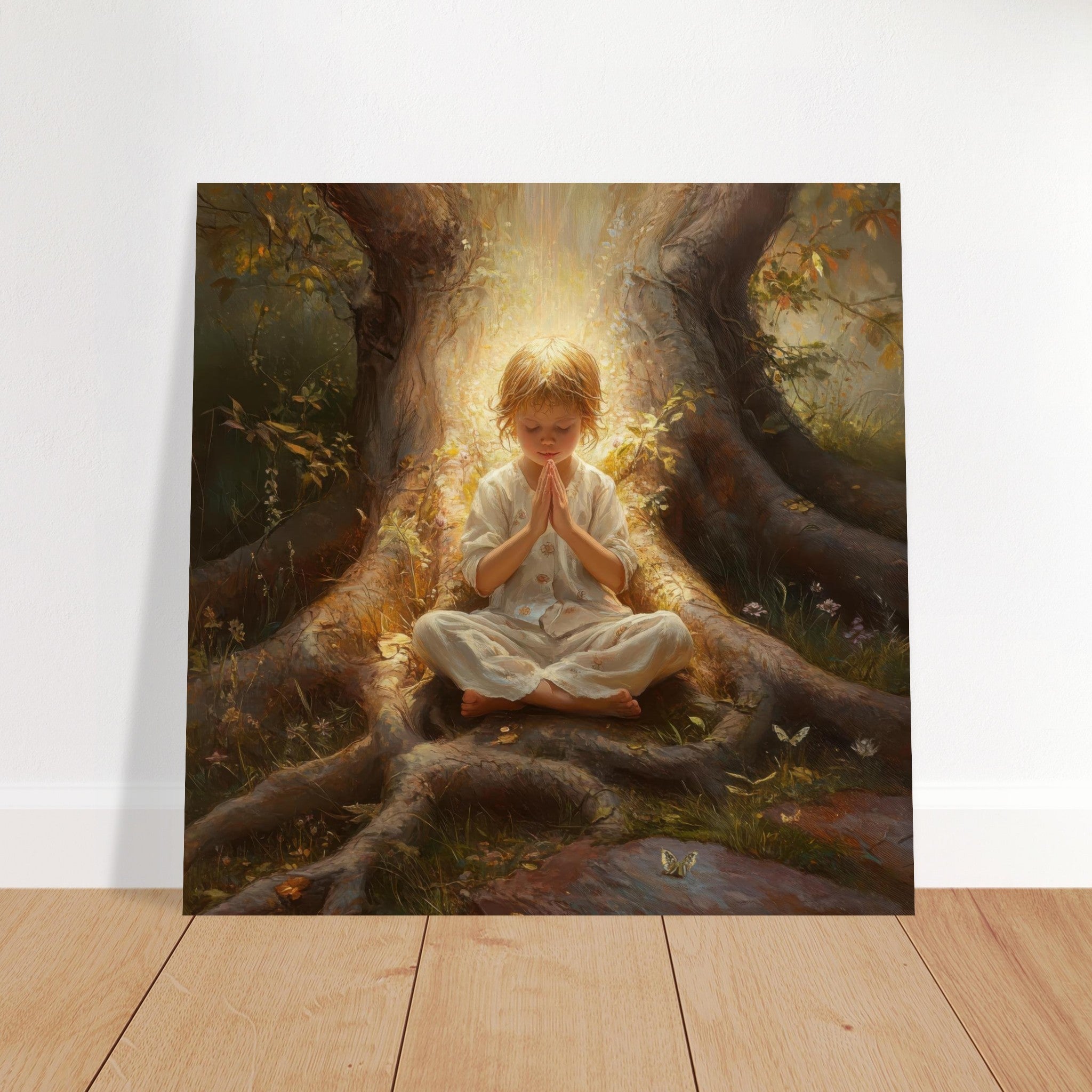 Fine Art Poster Square - Spiritual Development in Childhood 4 - Shop Ai Art WebShop - Digital Art online Store