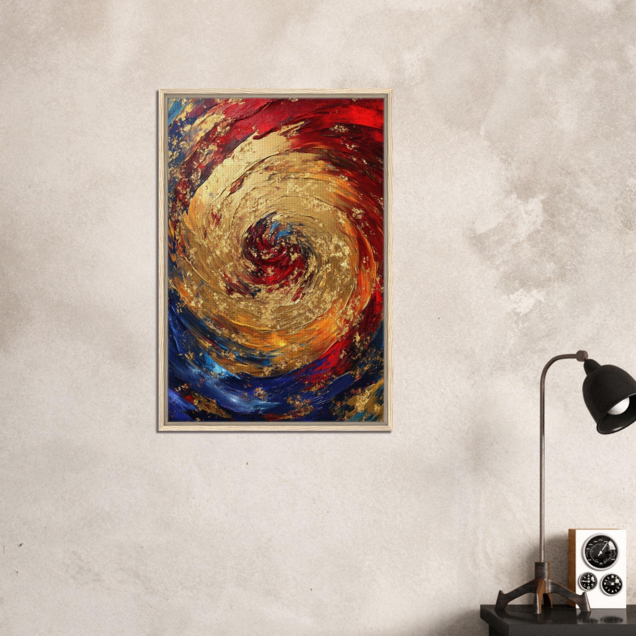 Framed Canvas Portrait - Vortex of Emotions A swirling fusion of vagrant 2 - Shop Ai Art WebShop - Digital Art online Store