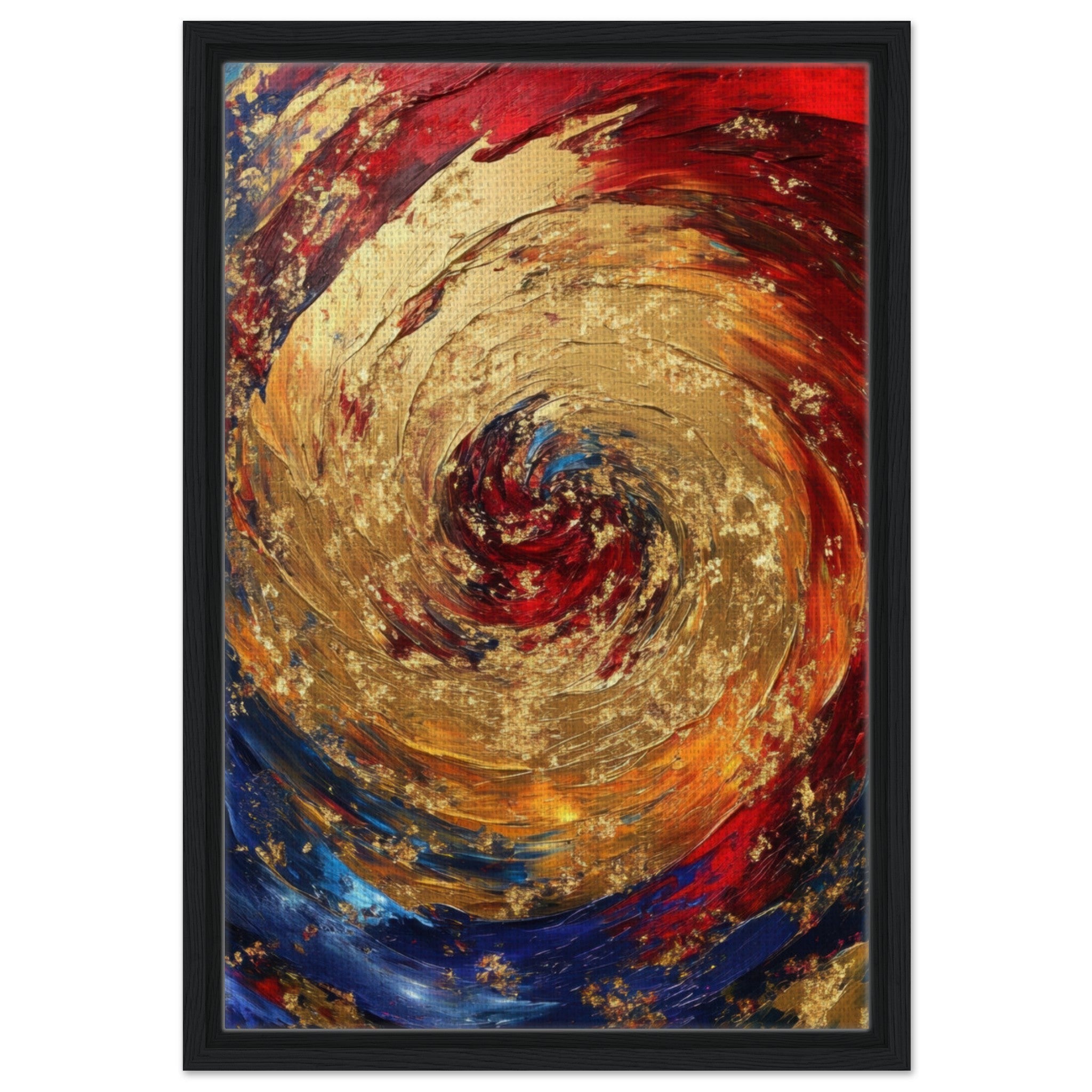 Framed Canvas Portrait - Vortex of Emotions A swirling fusion of vagrant 2 - Shop Ai Art WebShop - Digital Art online Store