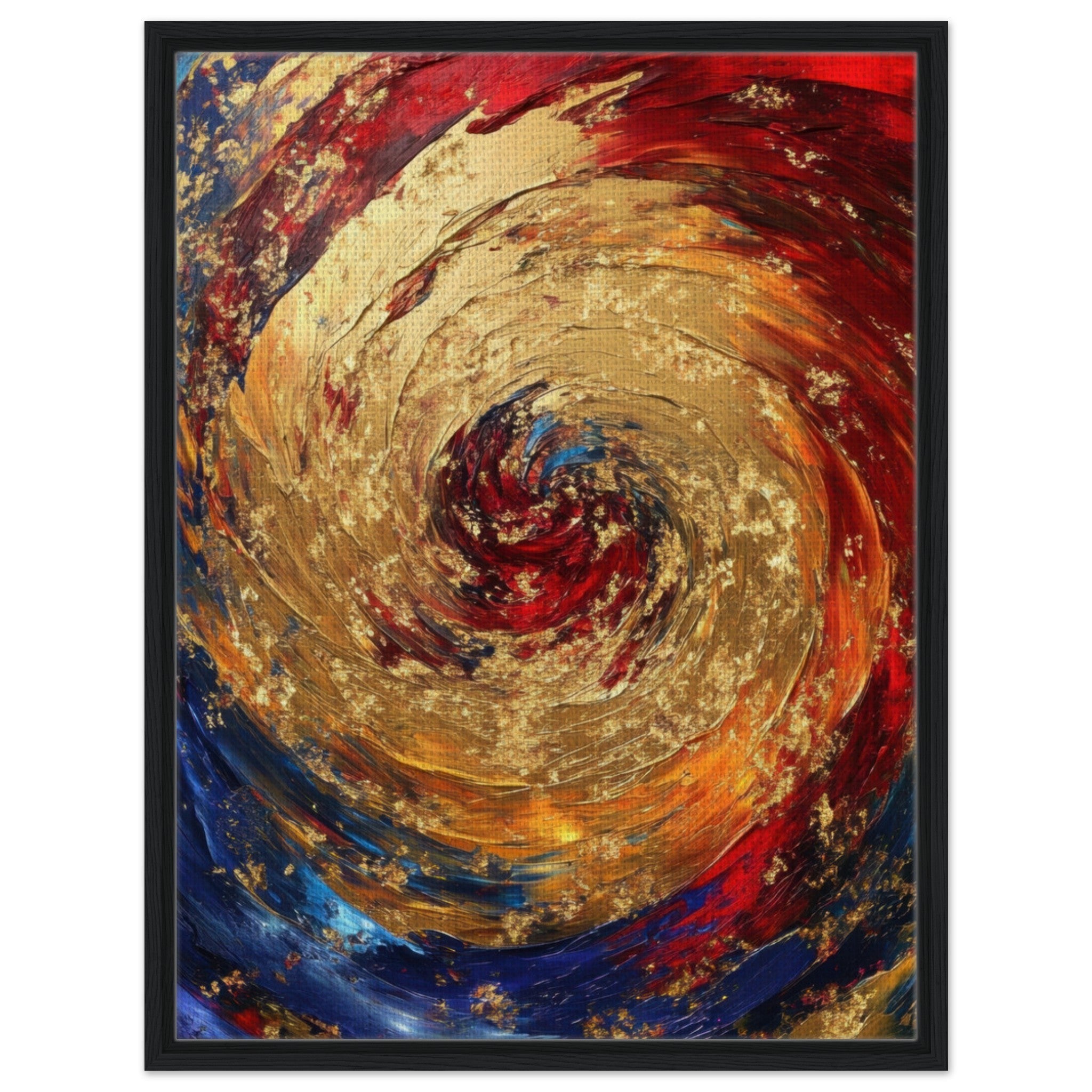 Framed Canvas Portrait - Vortex of Emotions A swirling fusion of vagrant 2 - Shop Ai Art WebShop - Digital Art online Store