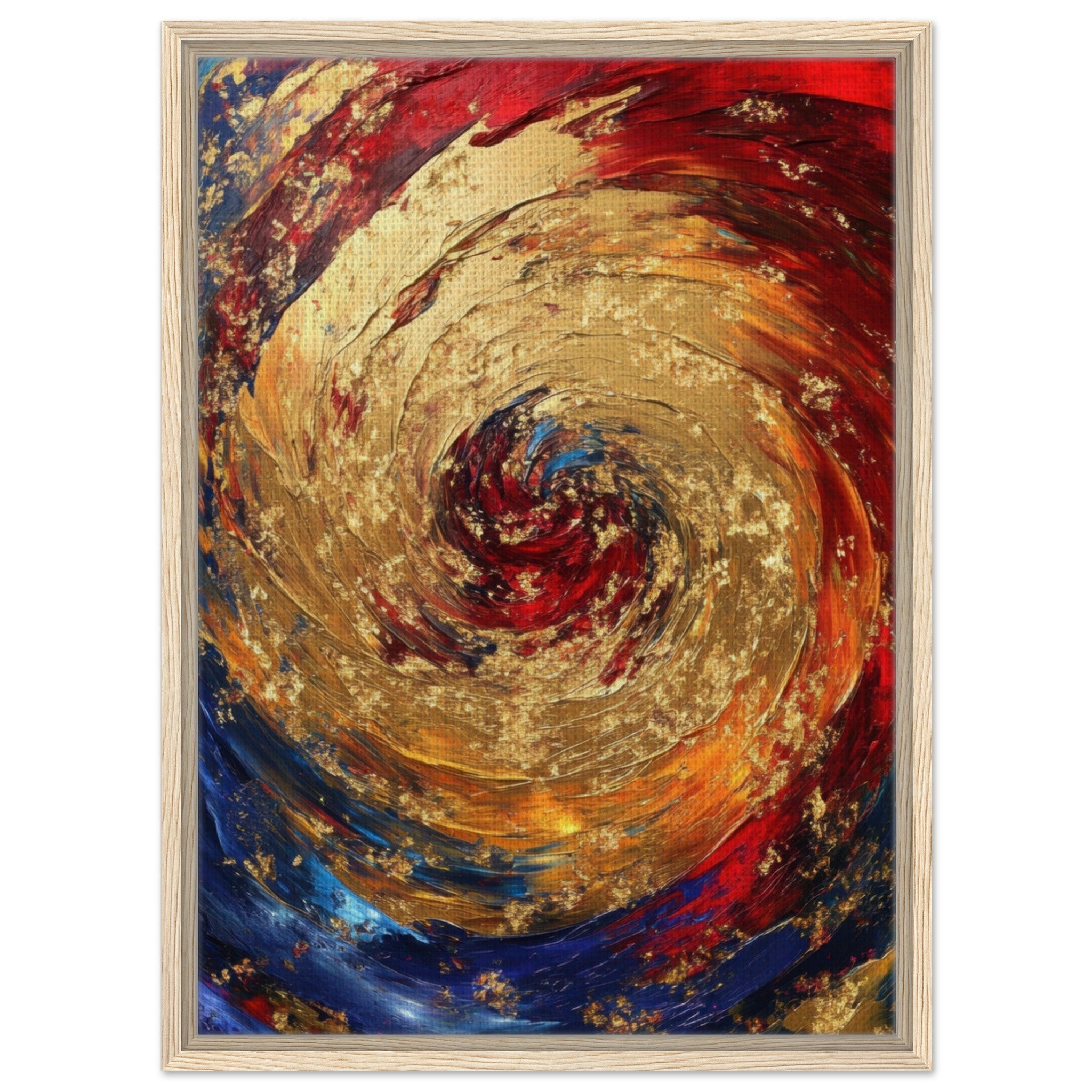 Framed Canvas Portrait - Vortex of Emotions A swirling fusion of vagrant 2 - Shop Ai Art WebShop - Digital Art online Store