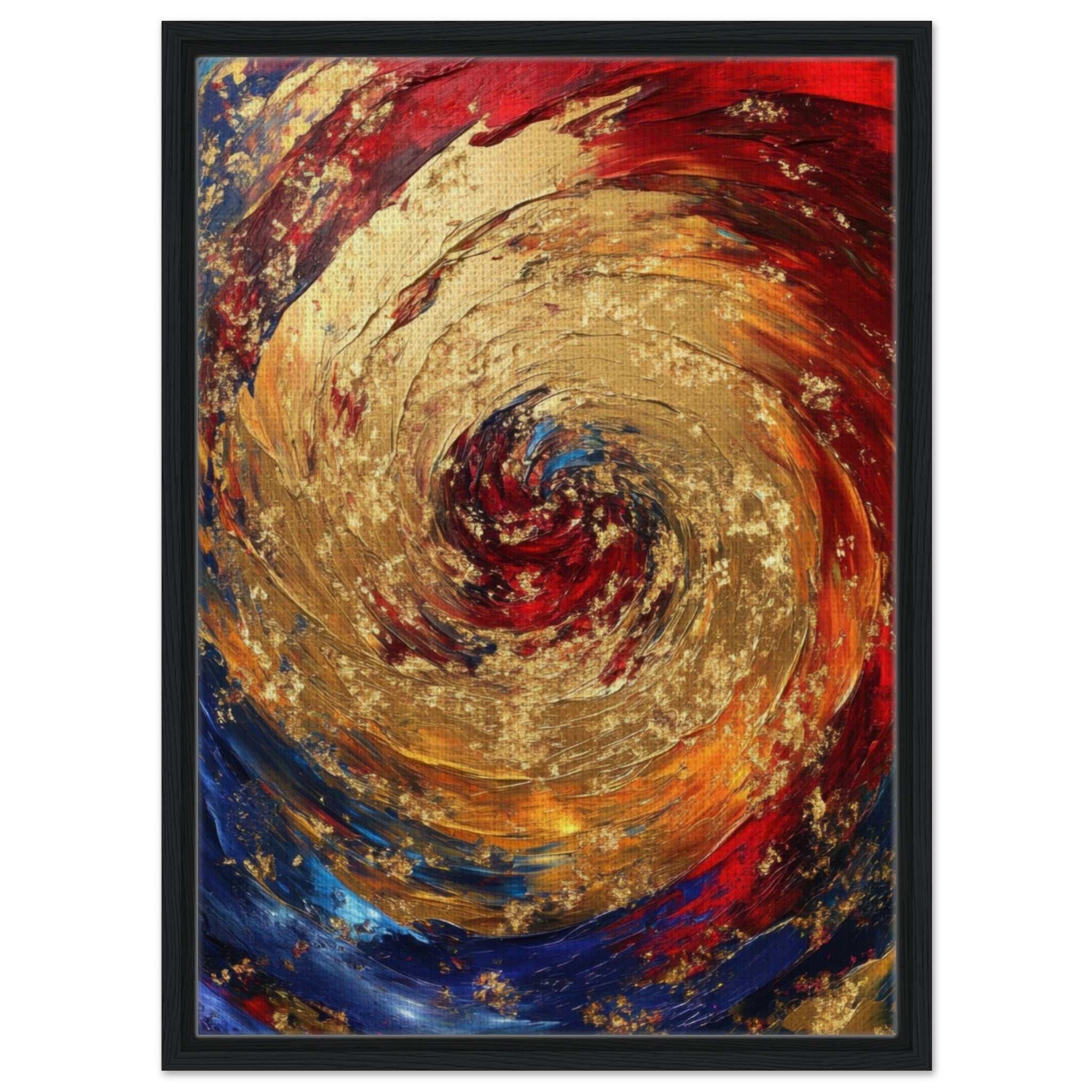 Framed Canvas Portrait - Vortex of Emotions A swirling fusion of vagrant 2 - Shop Ai Art WebShop - Digital Art online Store