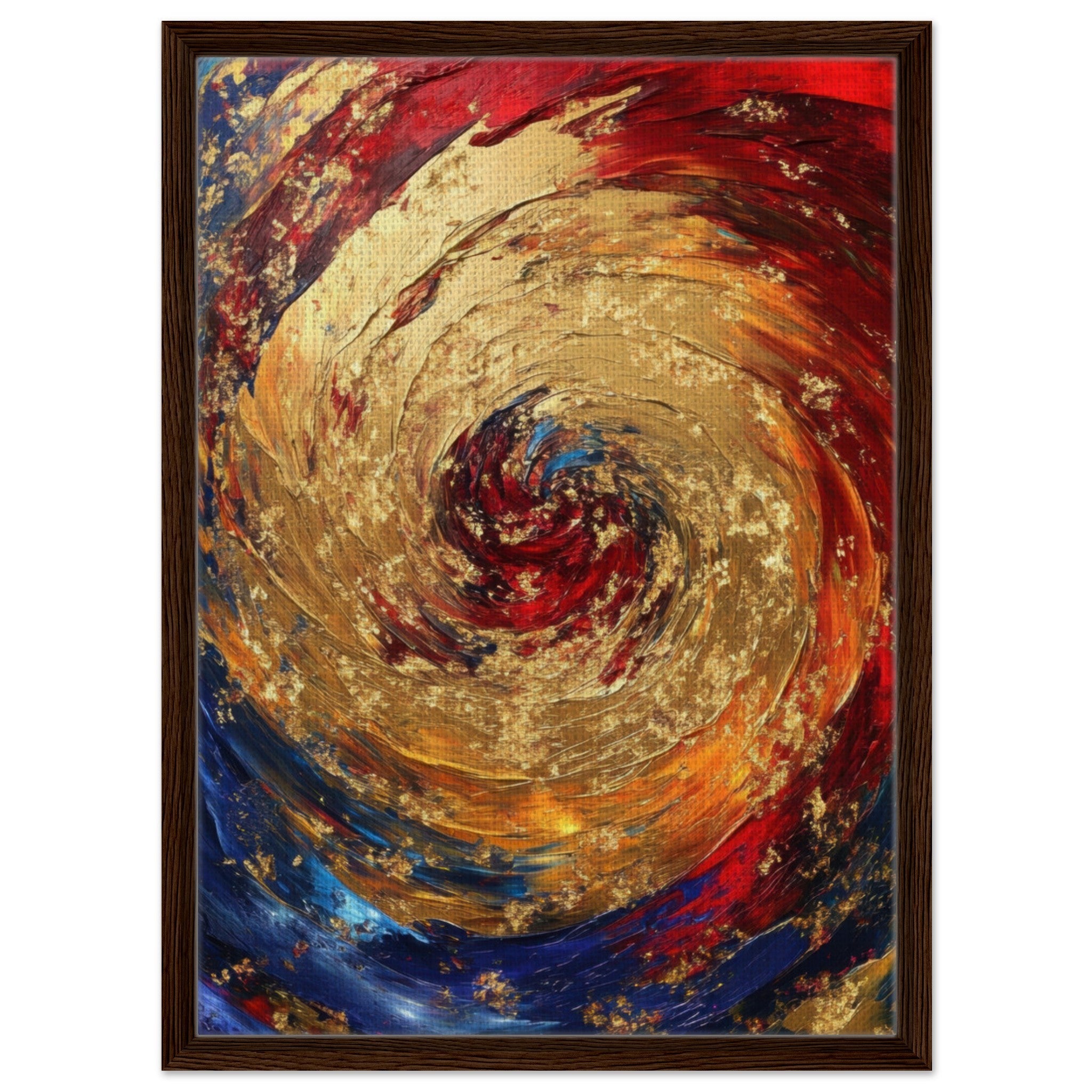 Framed Canvas Portrait - Vortex of Emotions A swirling fusion of vagrant 2 - Shop Ai Art WebShop - Digital Art online Store