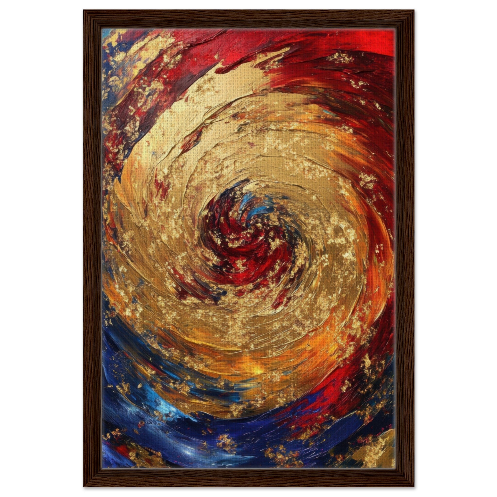 Framed Canvas Portrait - Vortex of Emotions A swirling fusion of vagrant 2 - Shop Ai Art WebShop - Digital Art online Store