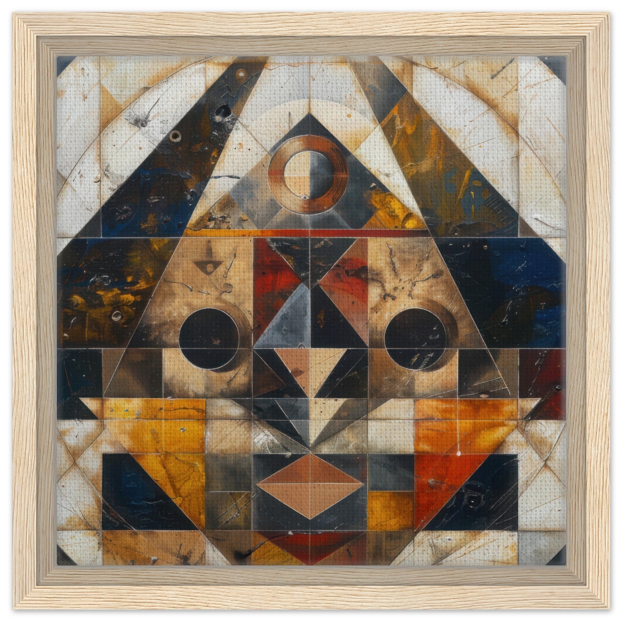 Framed Canvas Square - Free your mind abstract style 5 - Shop Ai Art WebShop - Digital Art online Store