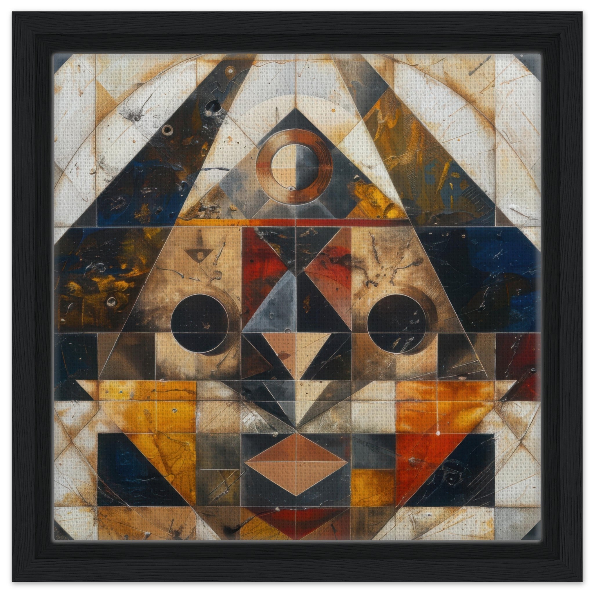 Framed Canvas Square - Free your mind abstract style 5 - Shop Ai Art WebShop - Digital Art online Store
