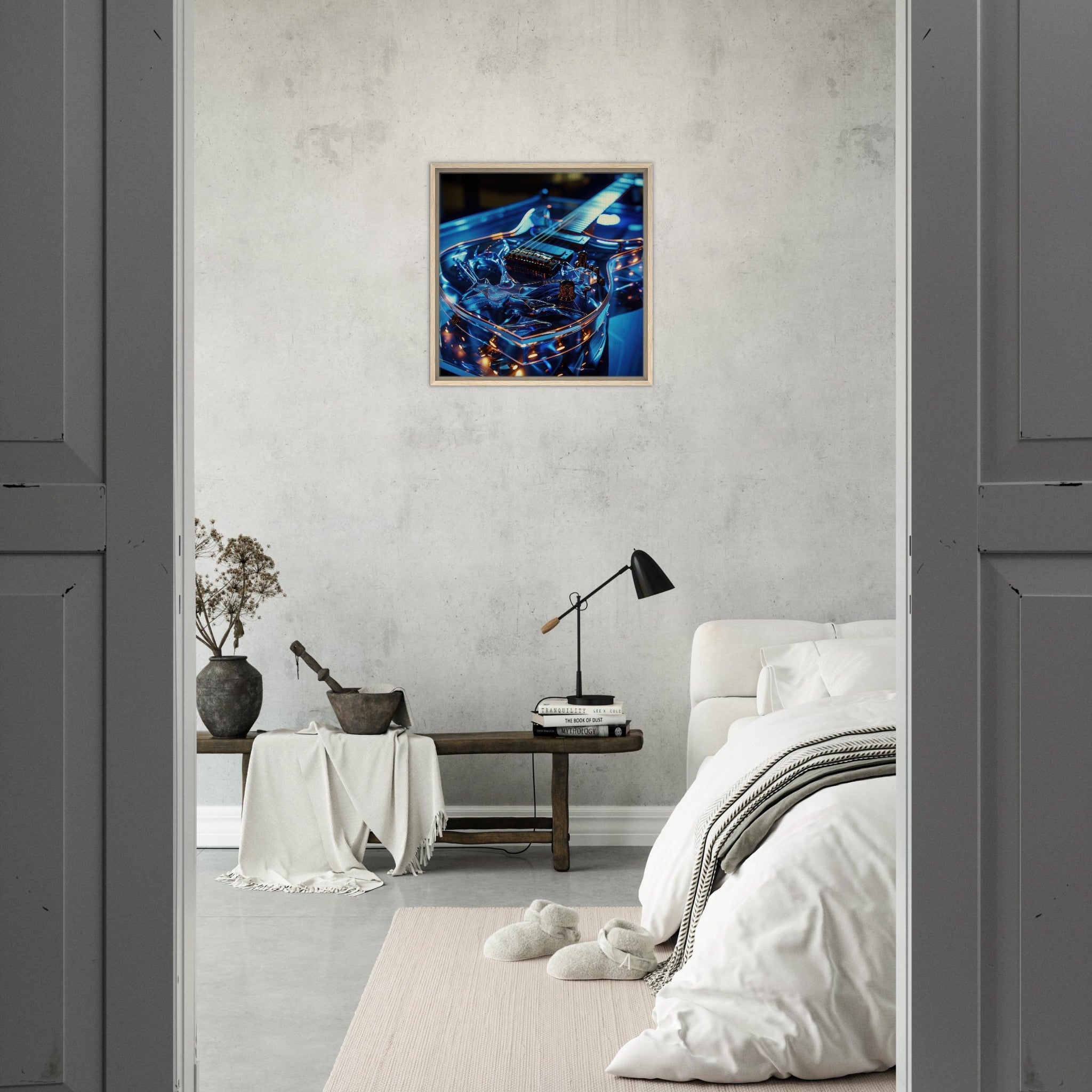 Framed Canvas Square - Music Art 6 - Shop Ai Art WebShop - Digital Art online Store