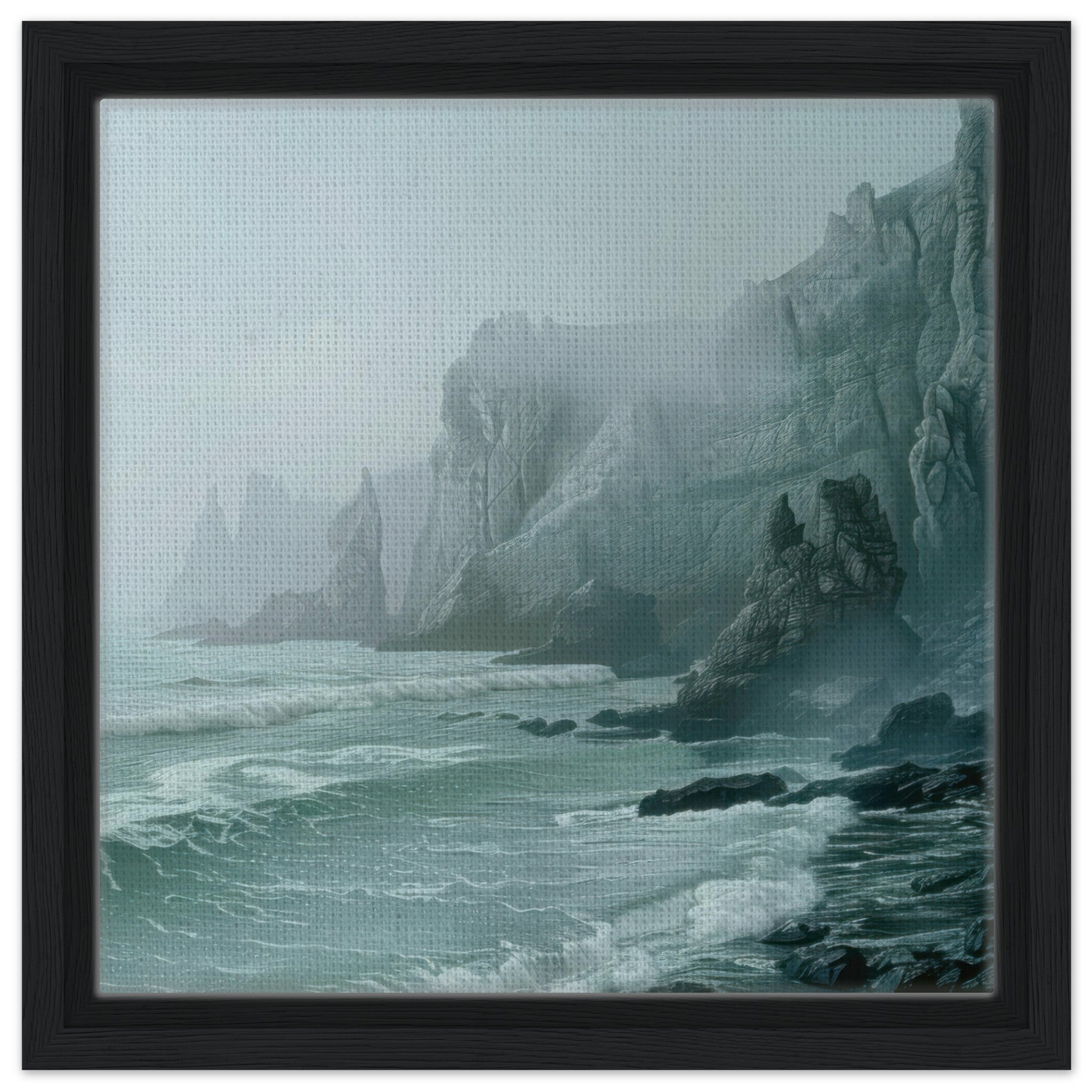 Framed Canvas Square - Nature 1 - Shop Ai Art WebShop - Digital Art online Store