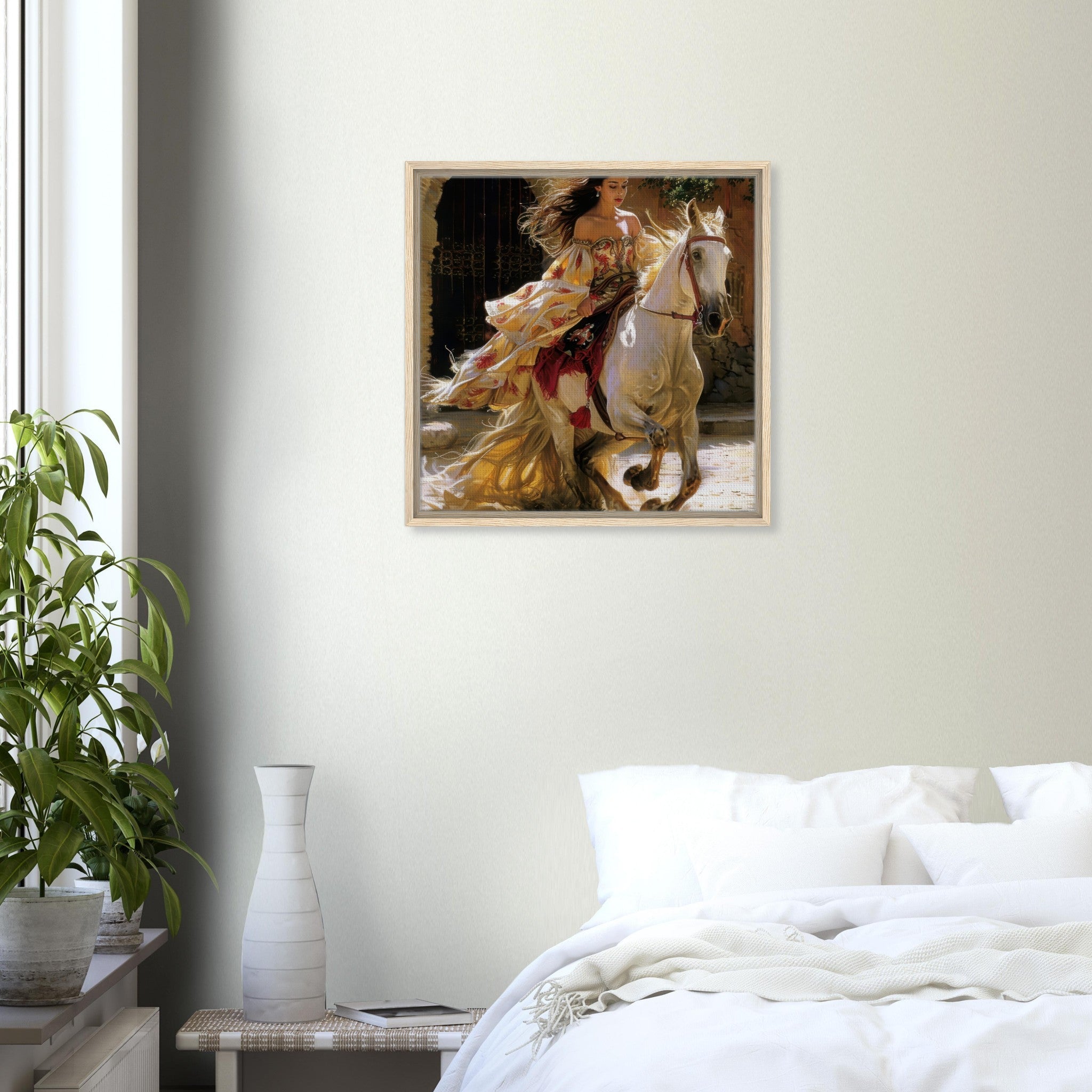 Framed Canvas Square - Romanticism art style culture of Spain 1 - Shop Ai Art WebShop - Digital Art online Store